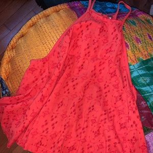 FREE PEOPLE laser cut embroidered tank